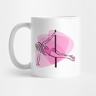 Pole Dancer Pink Mug